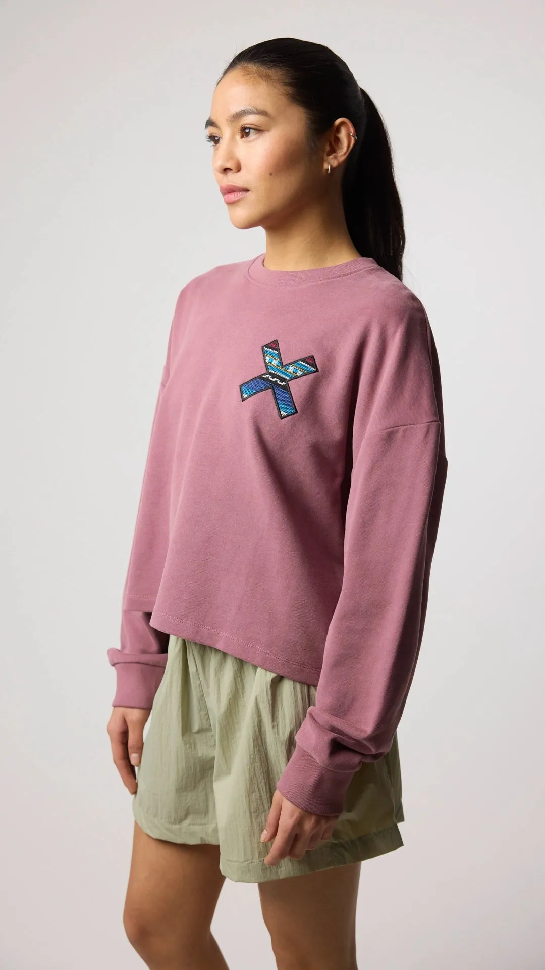 SUDADERA MUJER CLASSIC BERRY