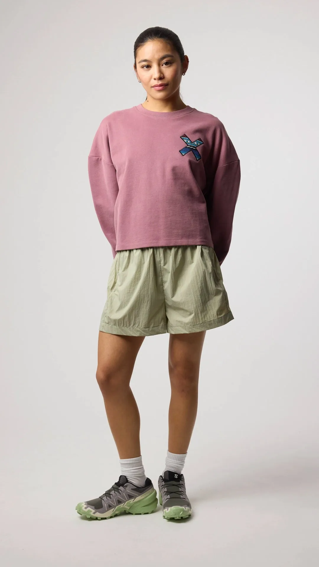 SUDADERA MUJER CLASSIC BERRY