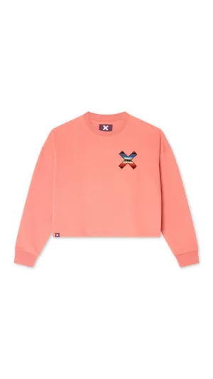 SUDADERA MUJER CLASSIC CORAL