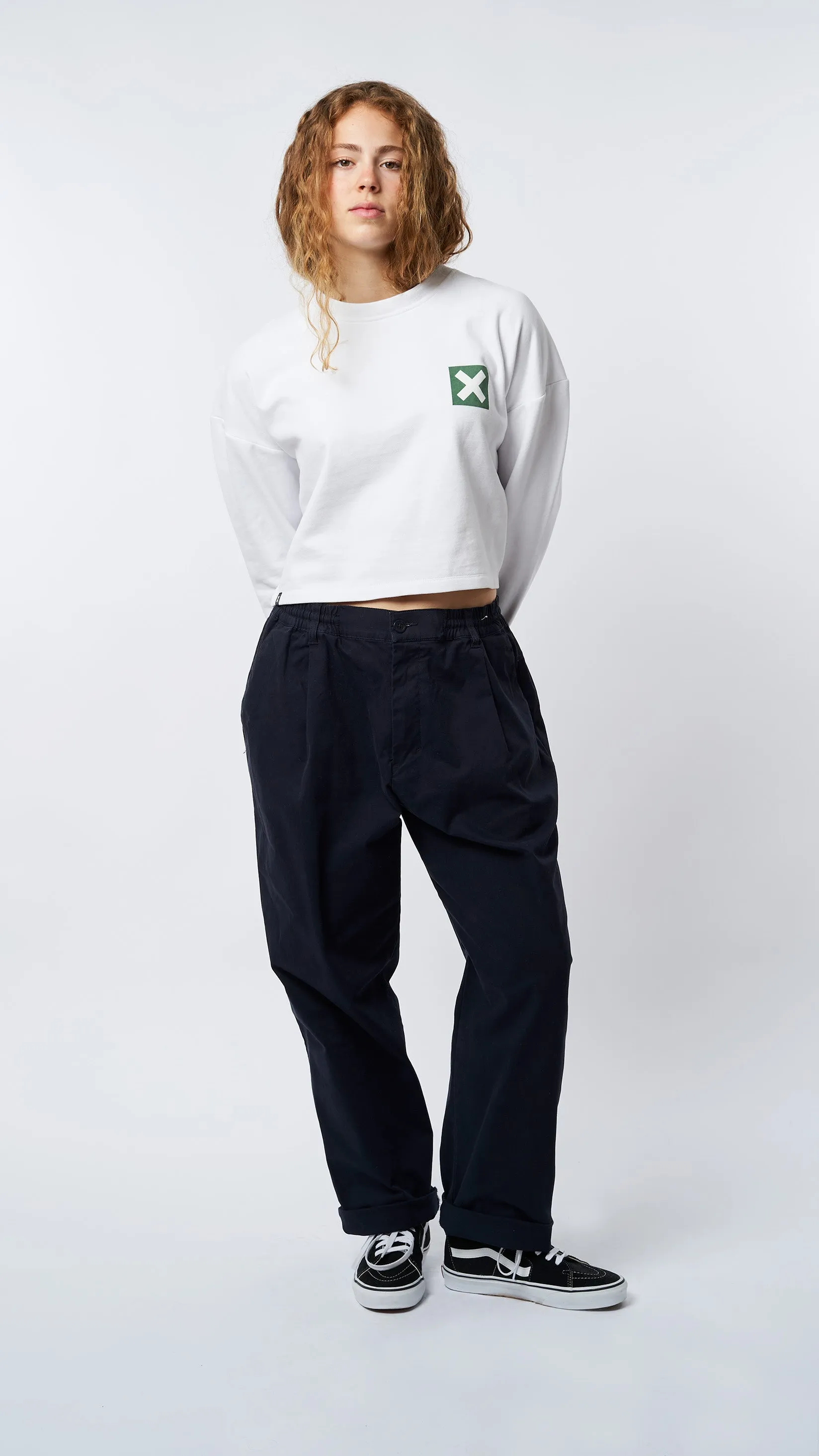 SUDADERA MUJER NATURE BLANCA