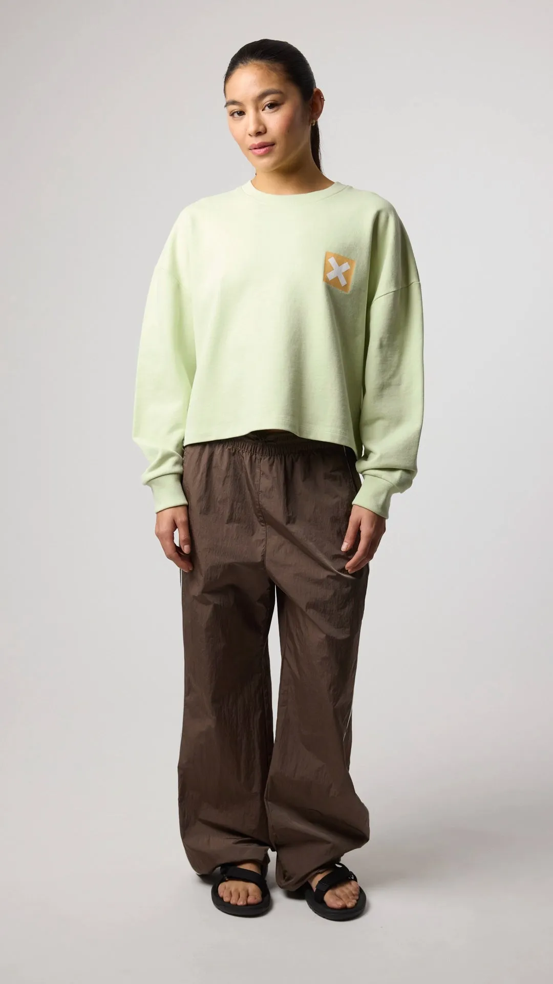 SUDADERA MUJER NATURE PISTACHO