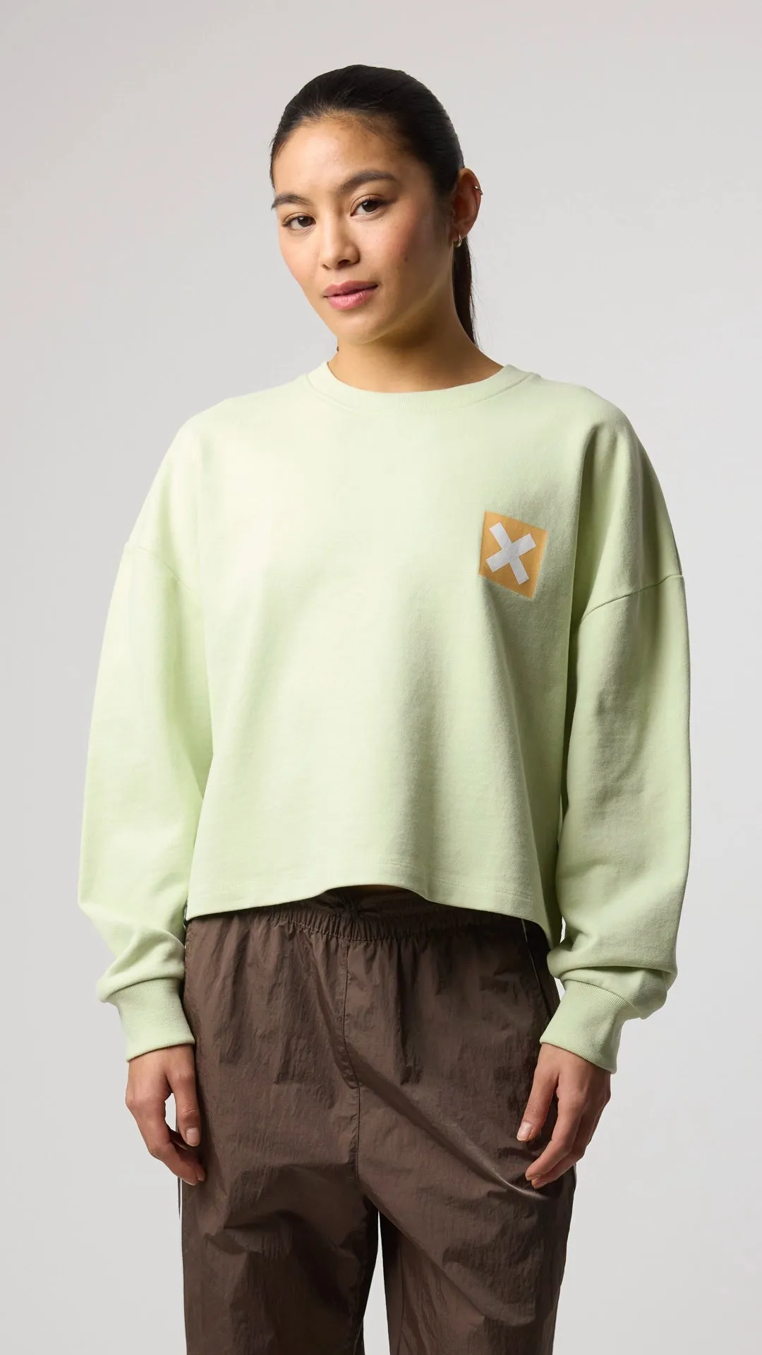 SUDADERA MUJER NATURE PISTACHO