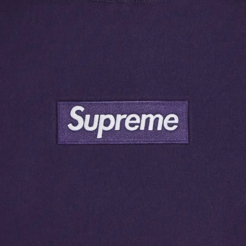 Supreme Box Logo Hooded Sweatshirt (FW23) Dark Purple