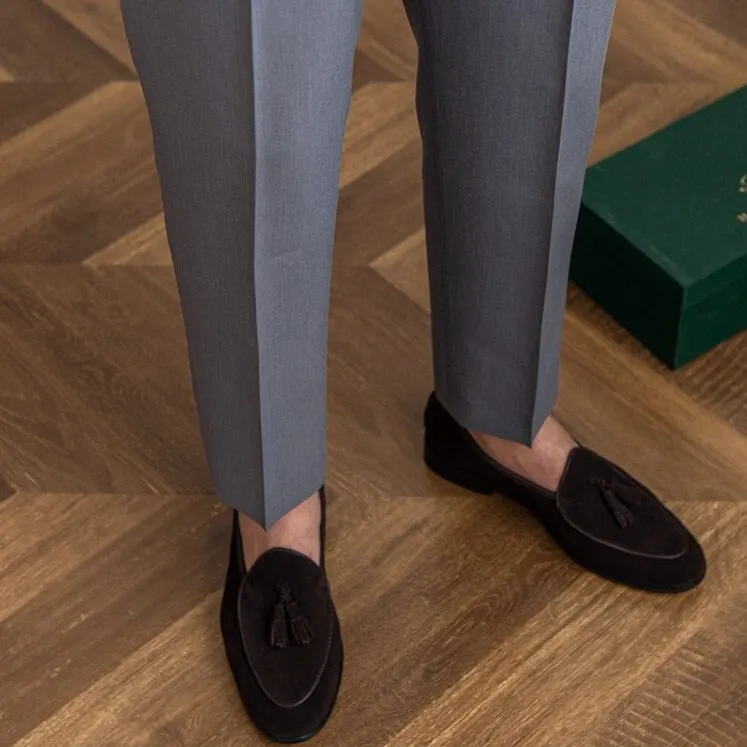 TailorFlex™ | Men's High-Waisted Trousers | Tailored Fit, Pleated Front & Adjustable Side Buckle