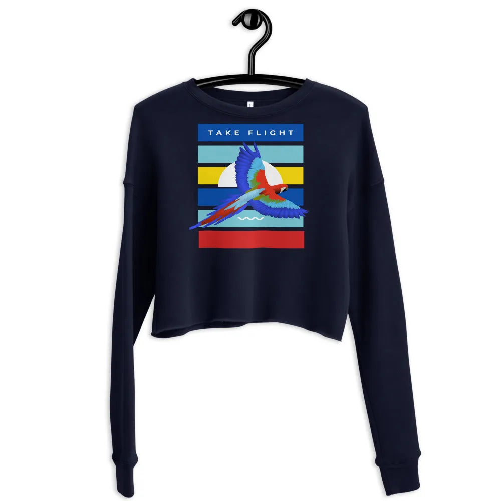 Take Flight Crop Sweatshirt