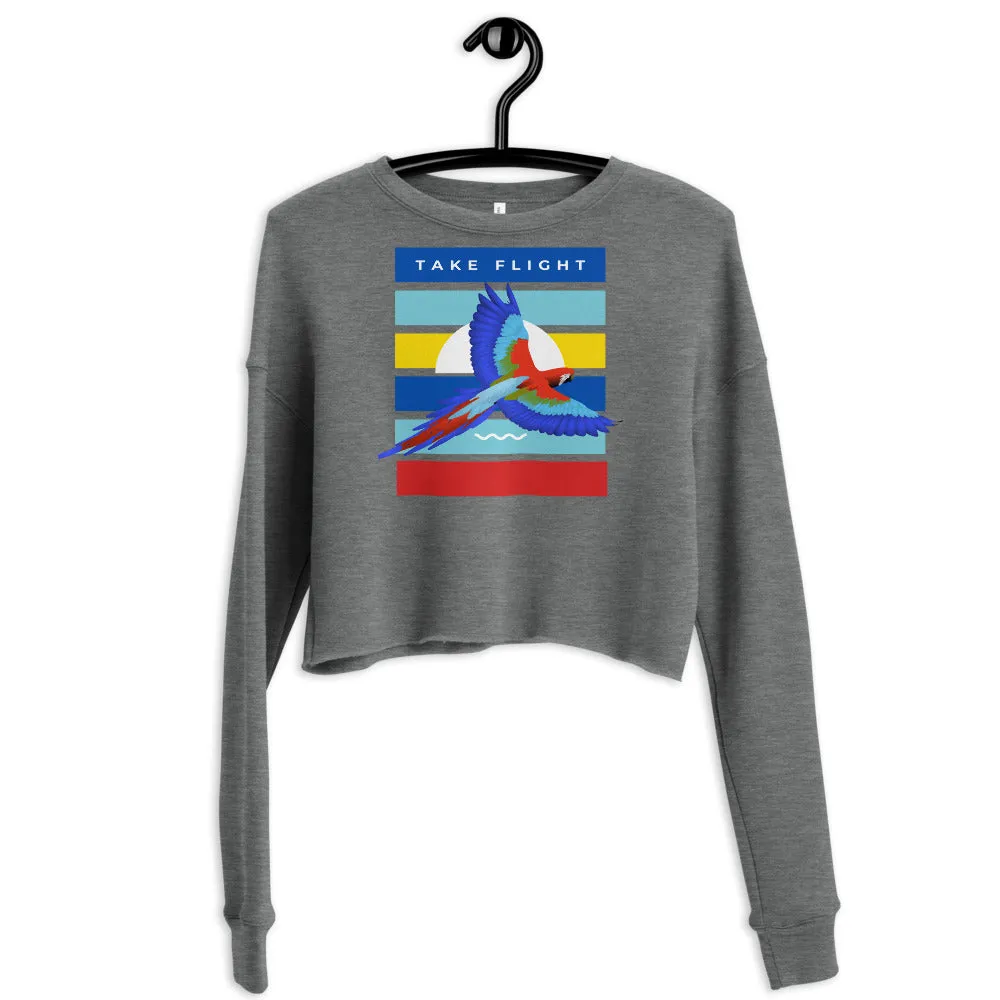 Take Flight Crop Sweatshirt