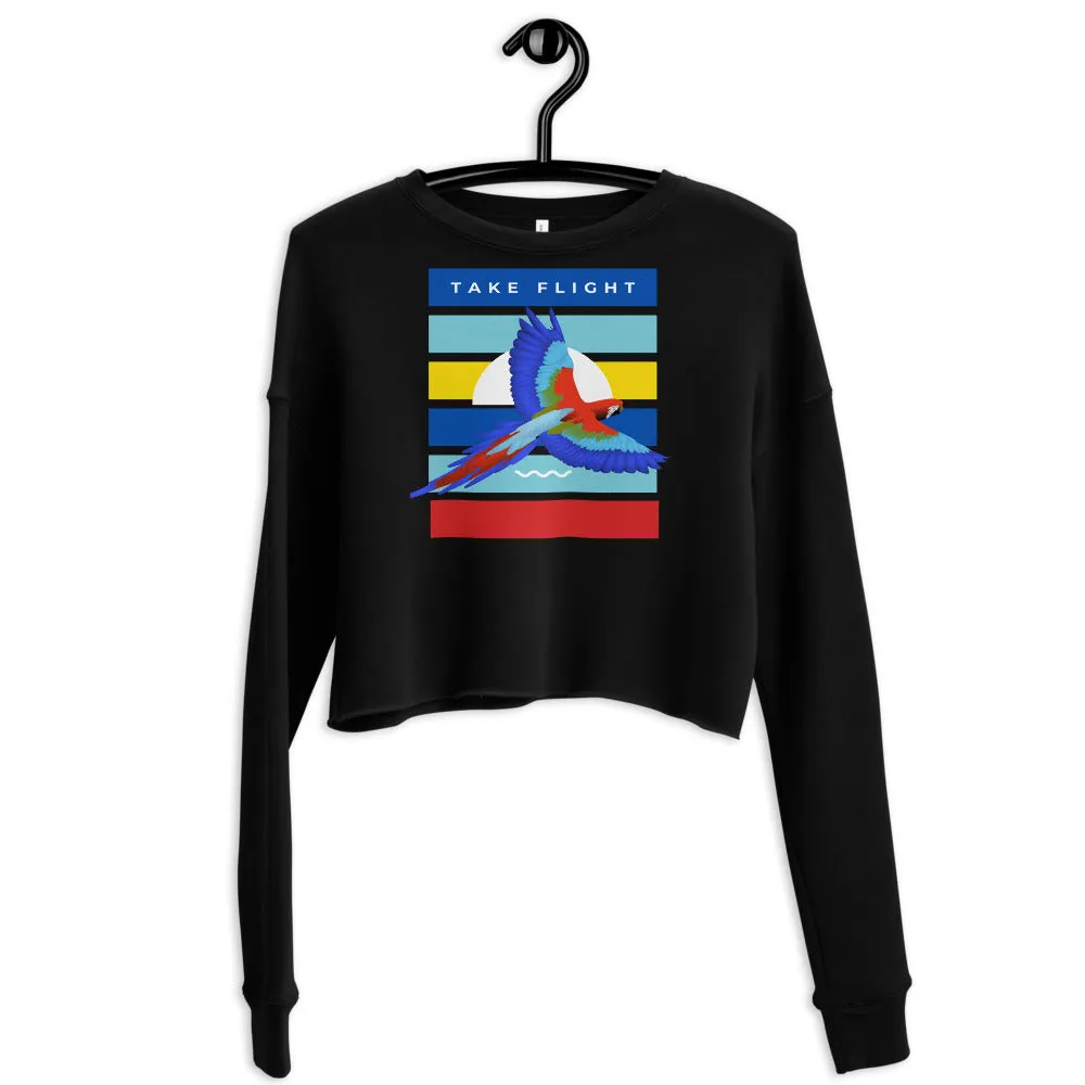 Take Flight Crop Sweatshirt