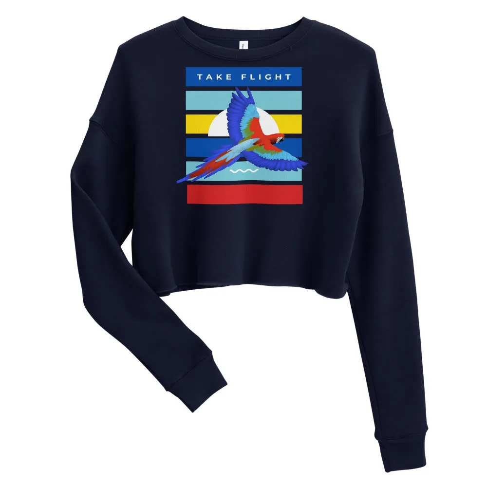 Take Flight Crop Sweatshirt