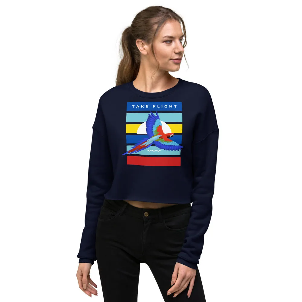 Take Flight Crop Sweatshirt