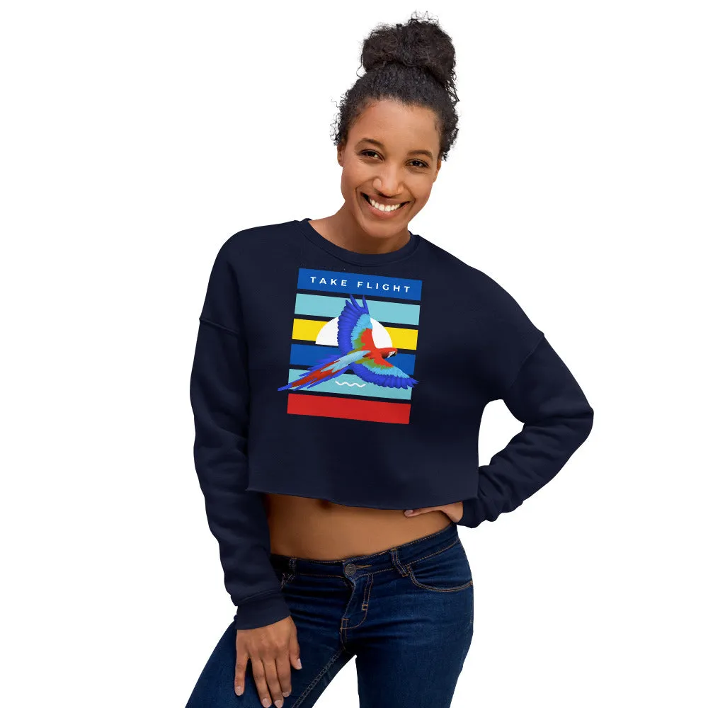 Take Flight Crop Sweatshirt