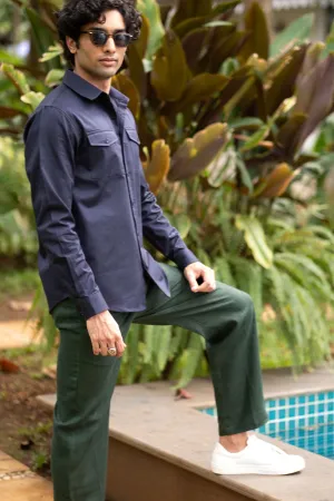 The Heavy Linen Pleated Trousers