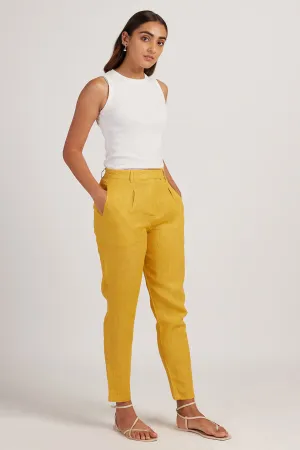 The Linen Pleated Trousers