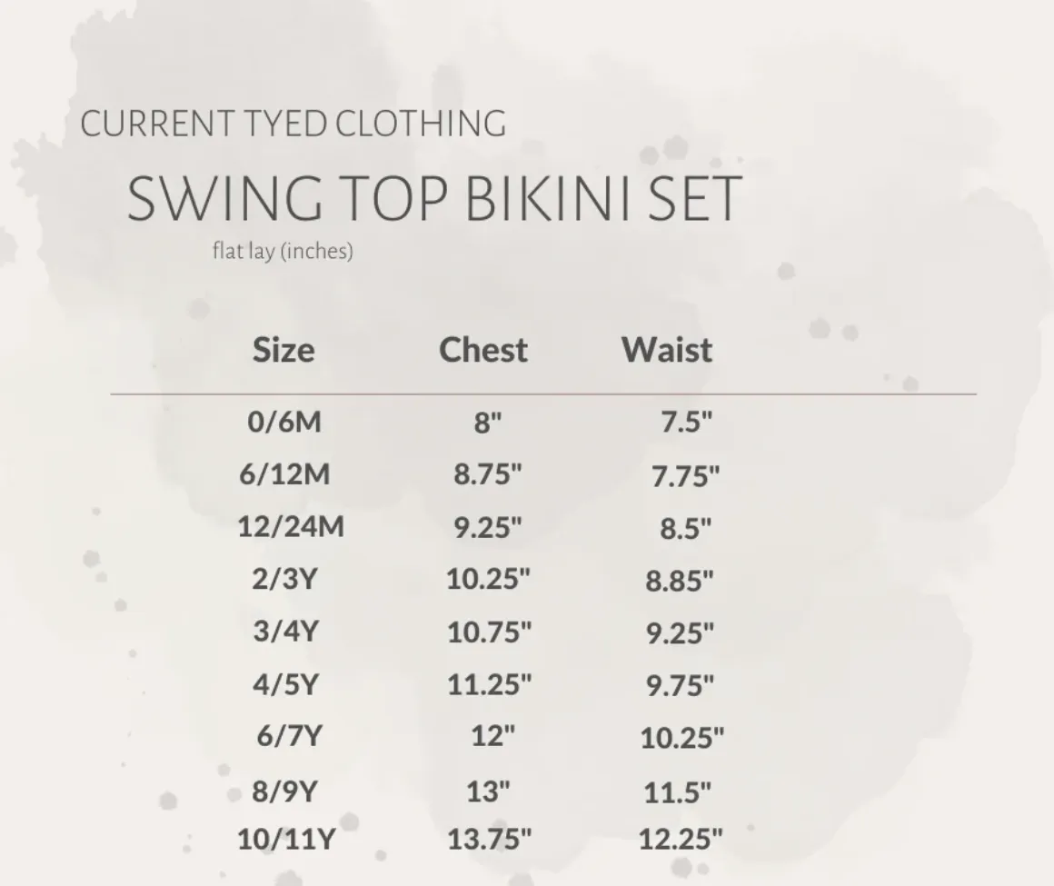 The "Isla" Swing Top Bikini Set