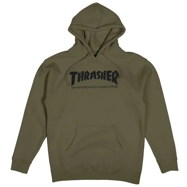 Thrasher - Skate Mag Hoodie Army