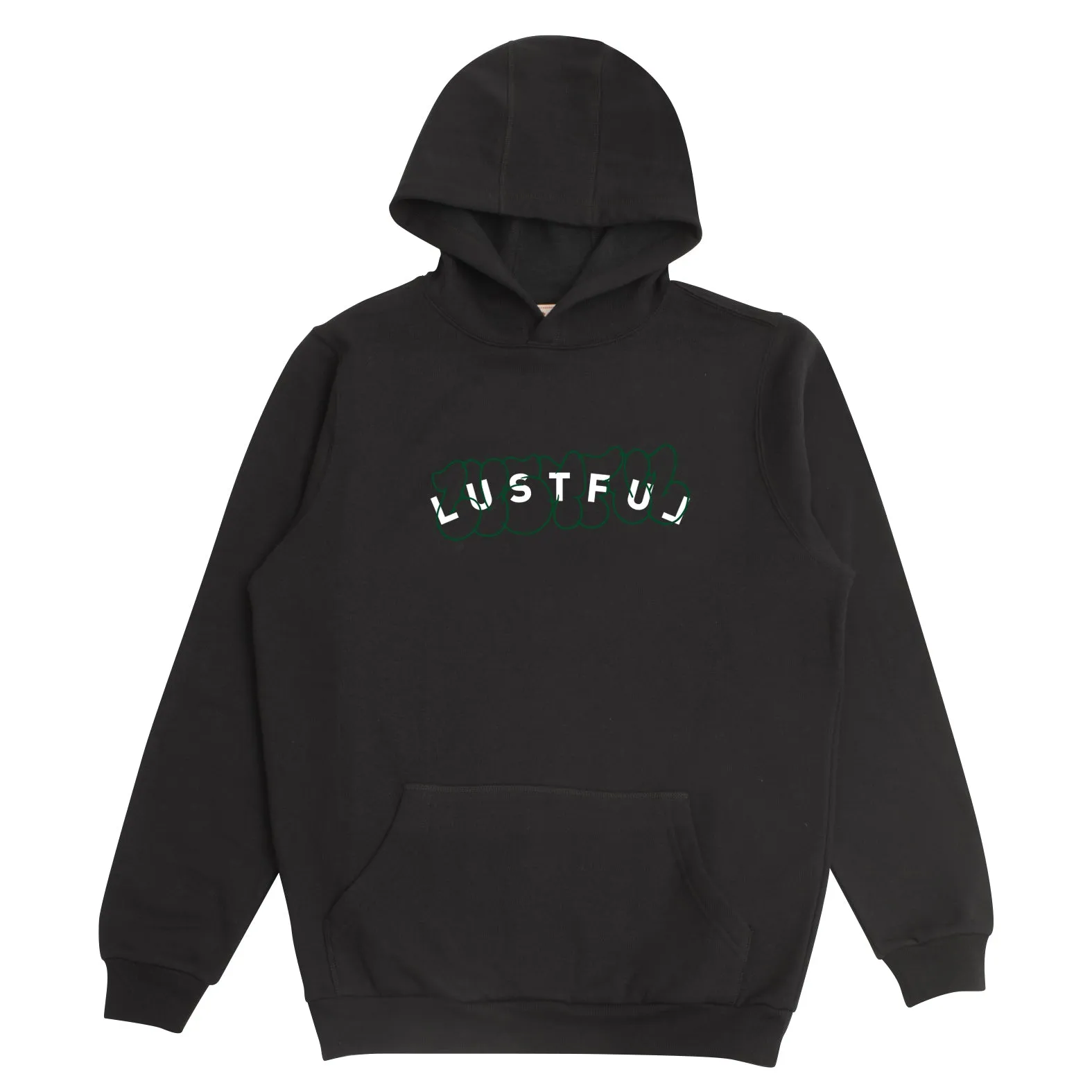 Throwup hoodie in black