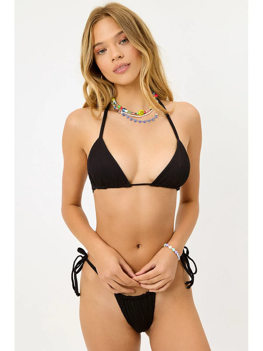 Tia Plisse Bottom In Black
