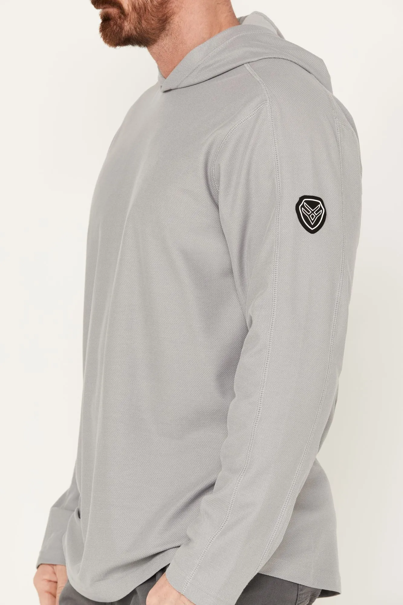 UPF Long Sleeve Hooded Work Shirt