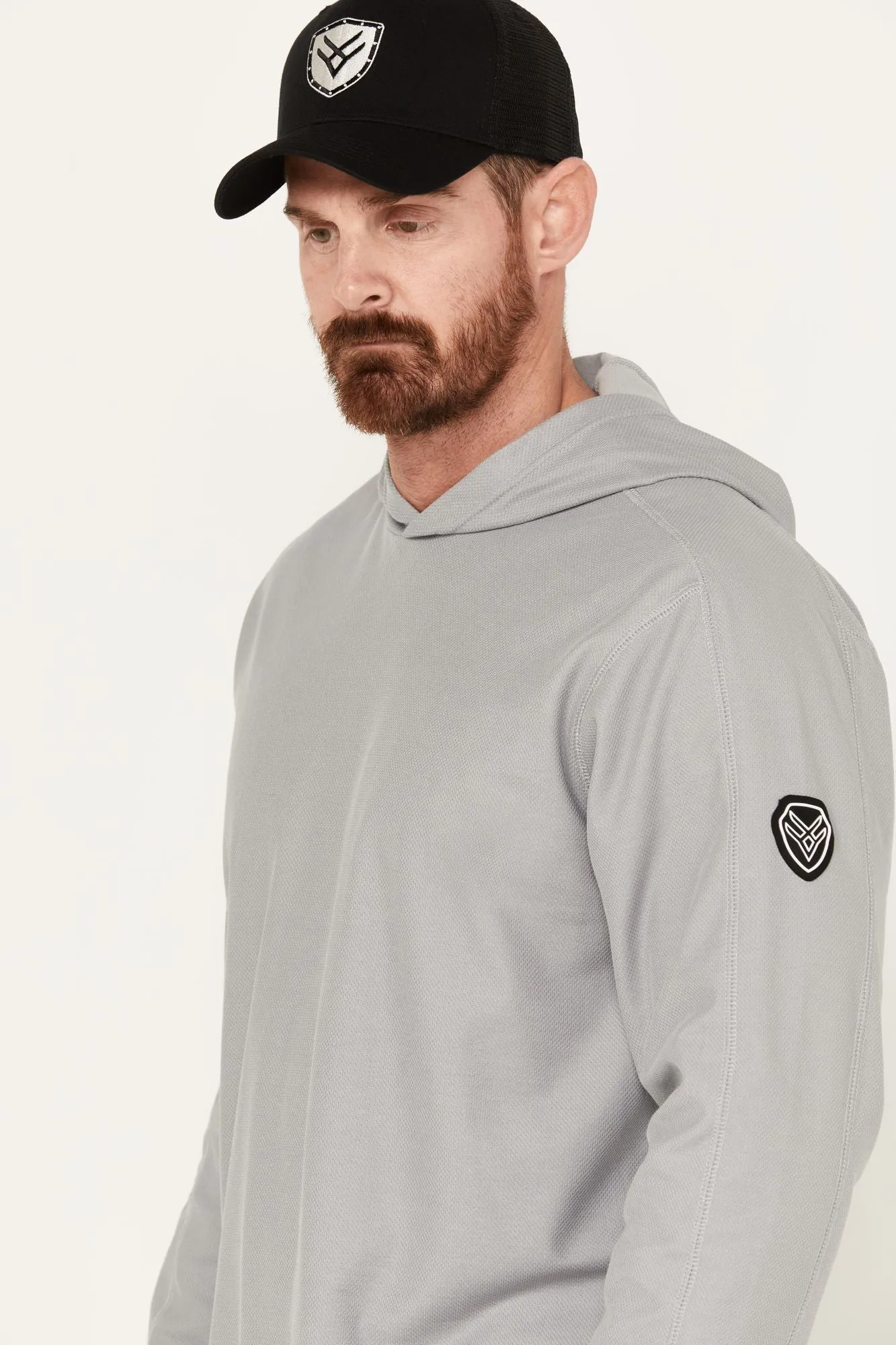UPF Long Sleeve Hooded Work Shirt