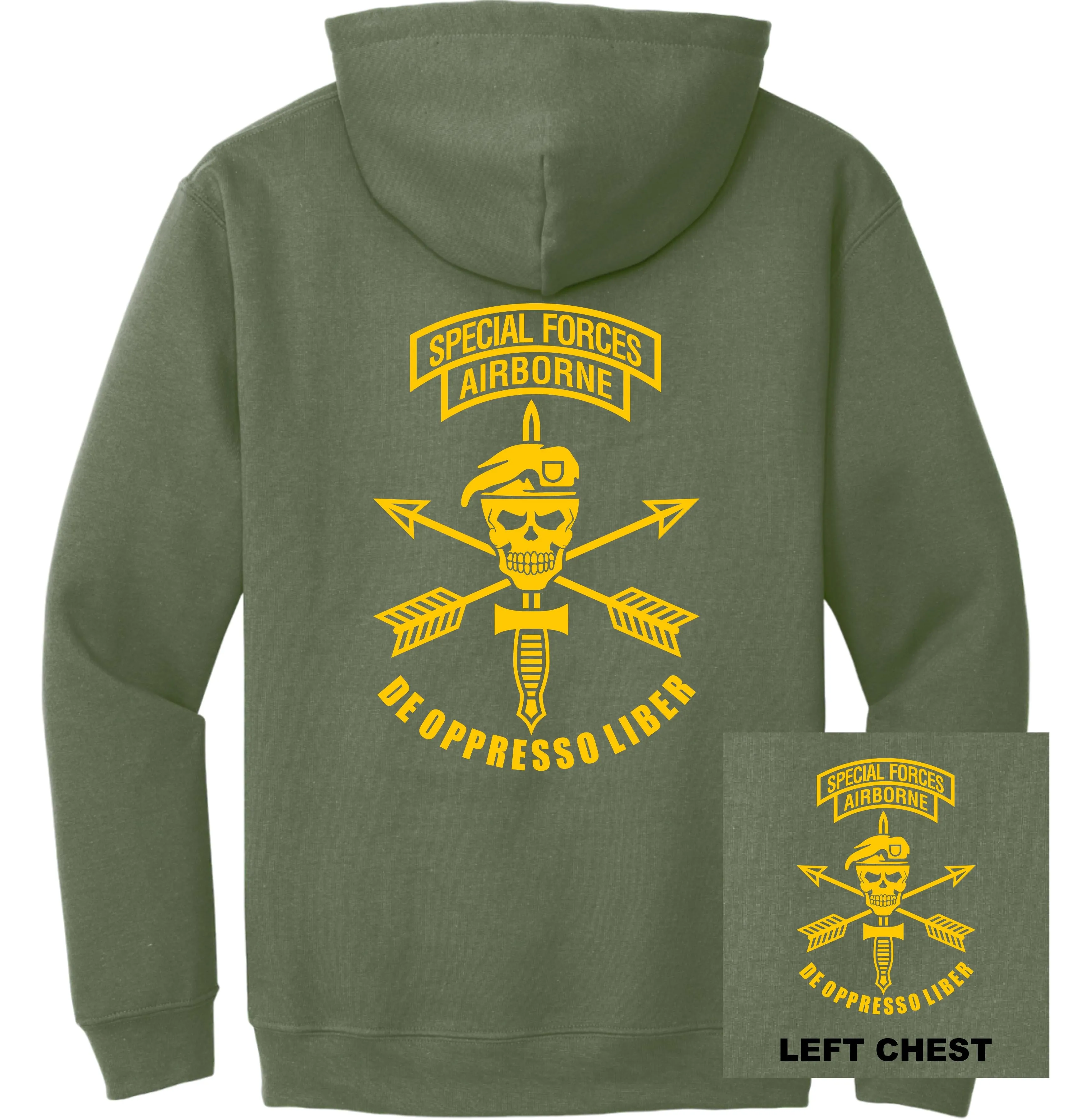 US Army - Special Forces Airborne De Oppresso Liber Hoodie