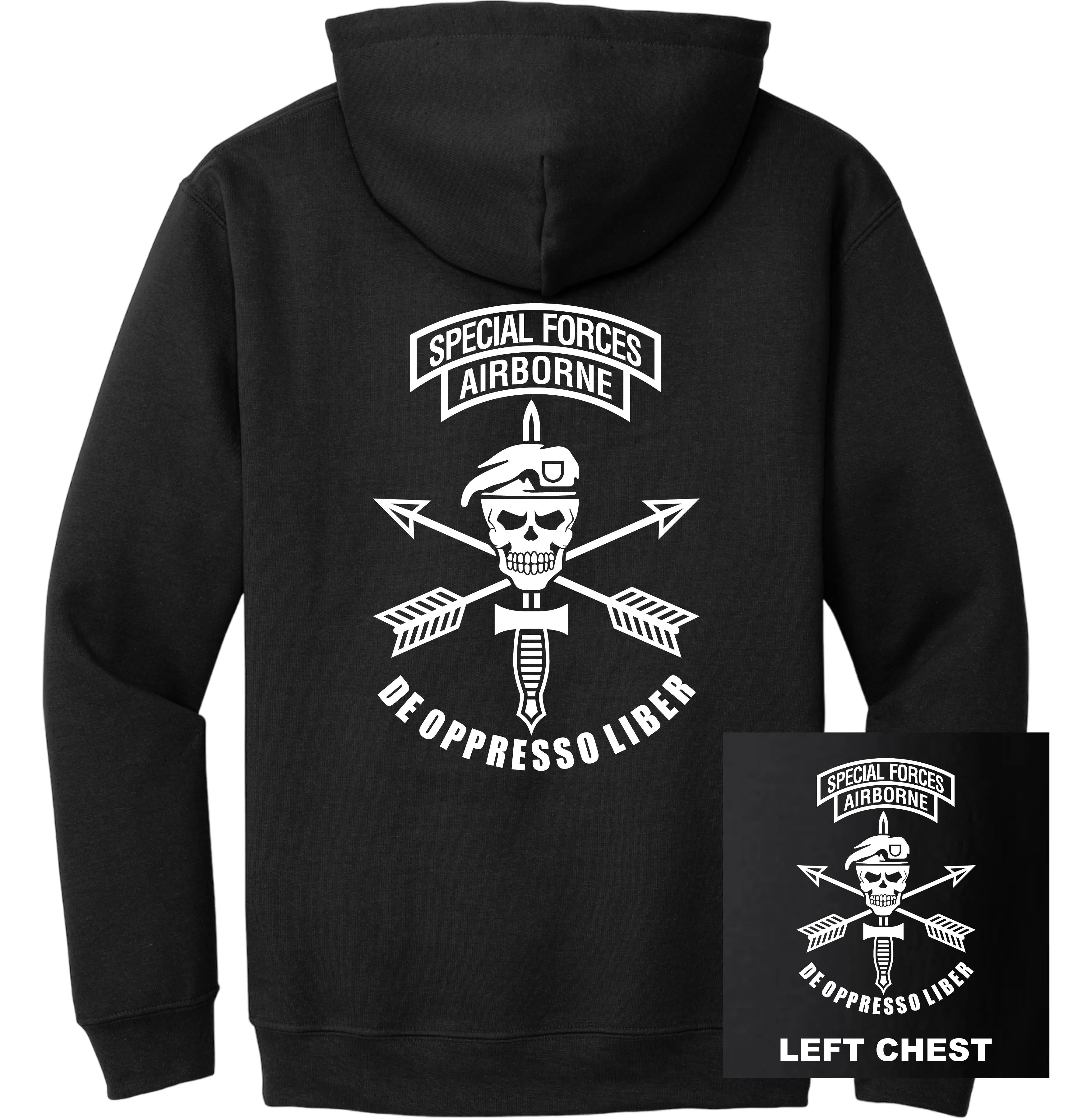 US Army - Special Forces Airborne De Oppresso Liber Hoodie