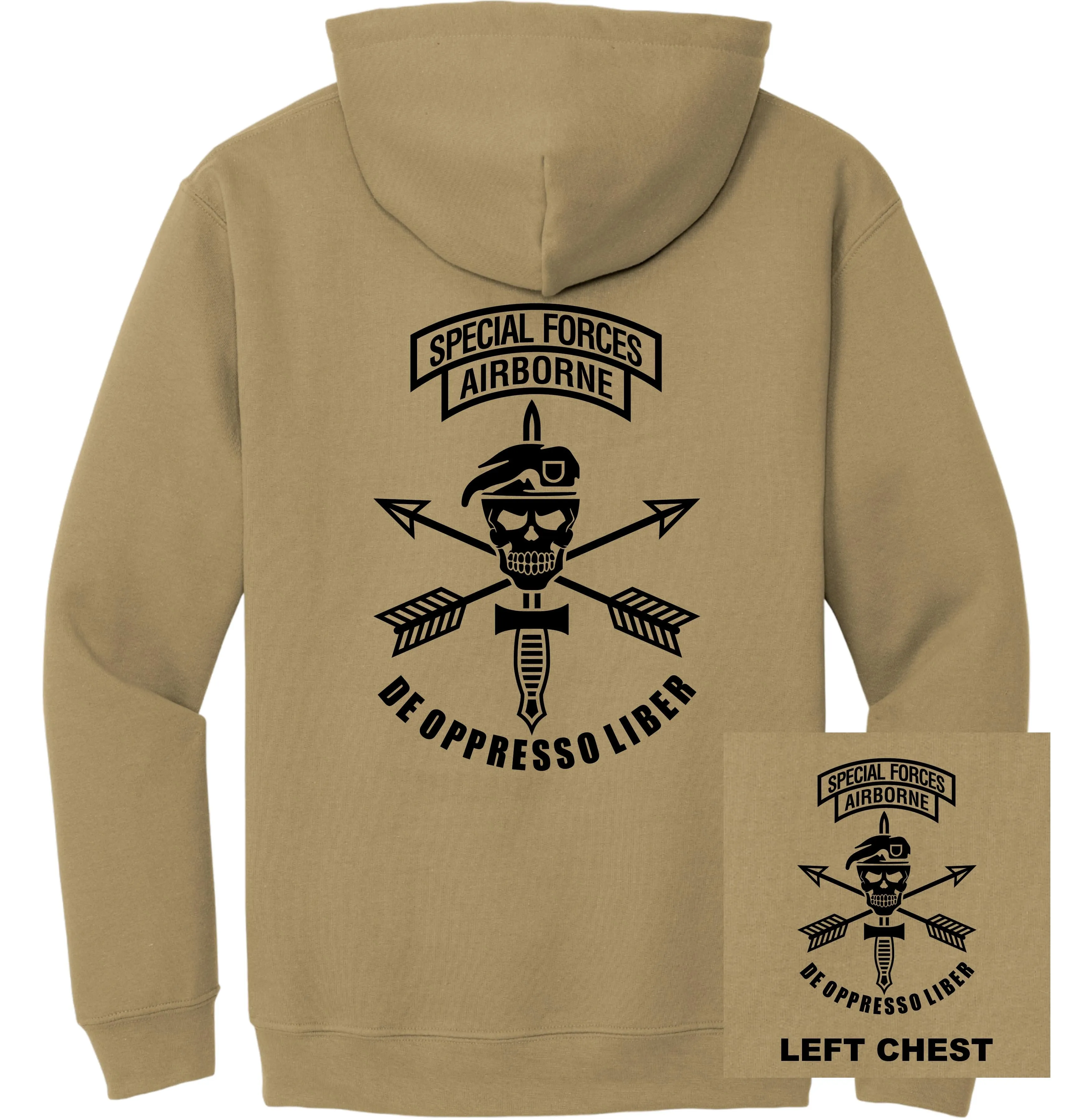 US Army - Special Forces Airborne De Oppresso Liber Hoodie