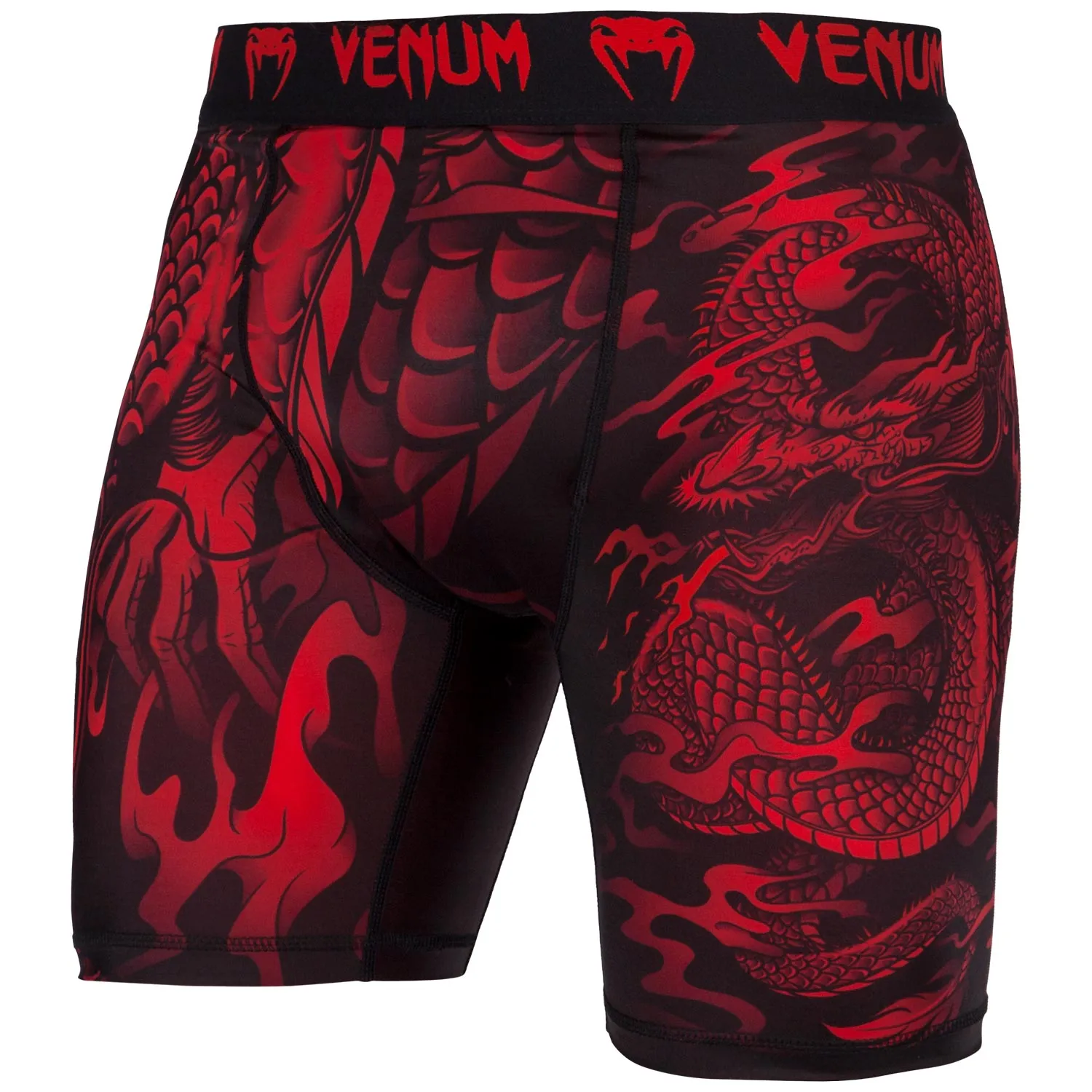 Venum Dragon's Flight Compression Shorts - Zwart/Rood