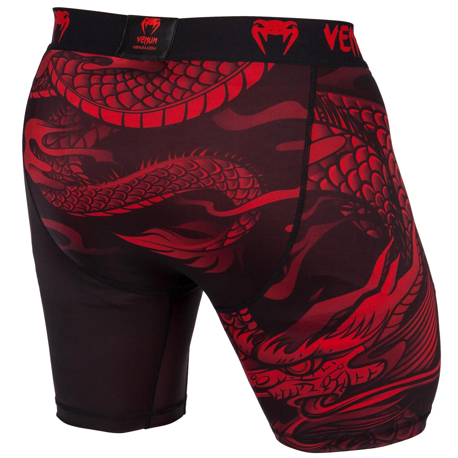 Venum Dragon's Flight Compression Shorts - Zwart/Rood