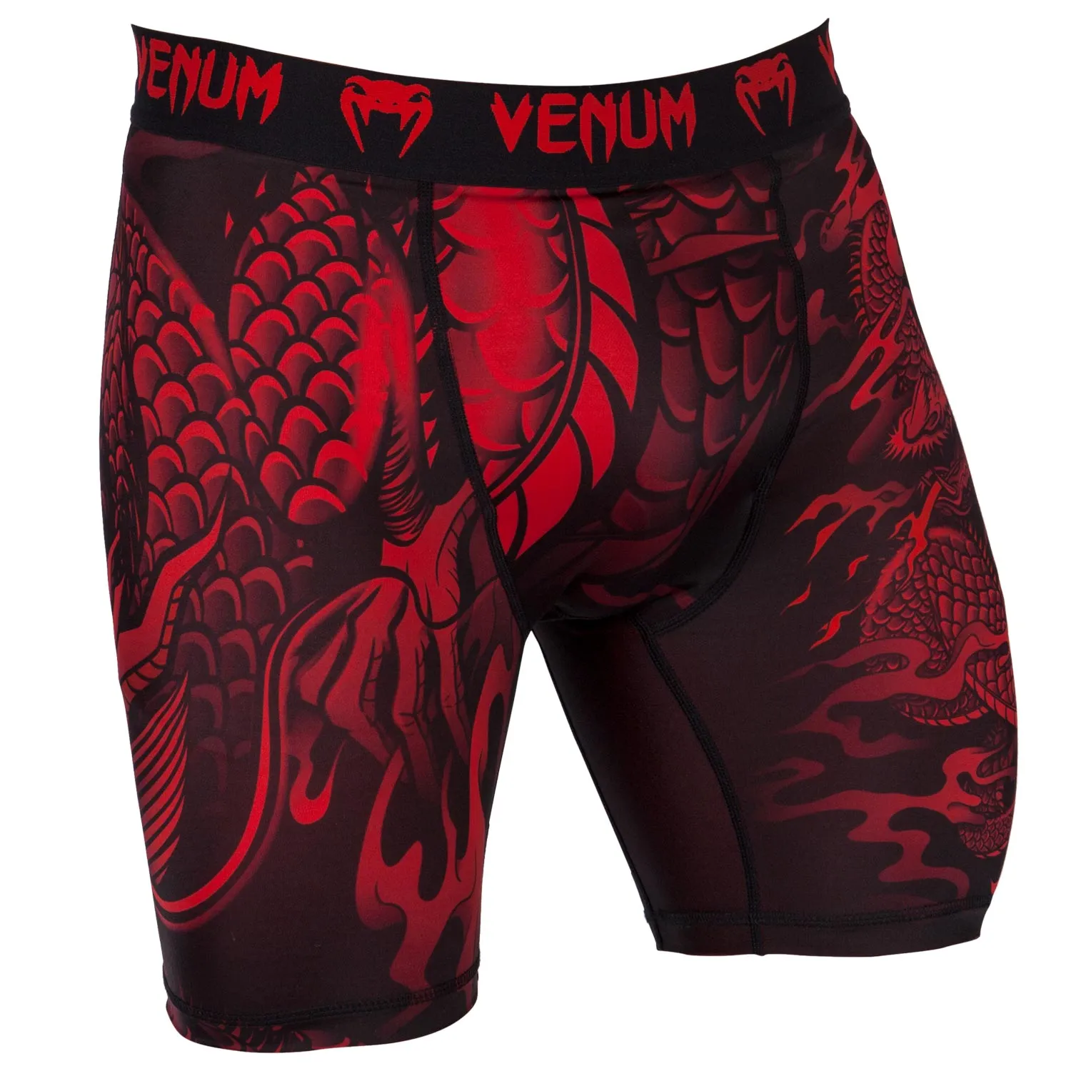 Venum Dragon's Flight Compression Shorts - Zwart/Rood
