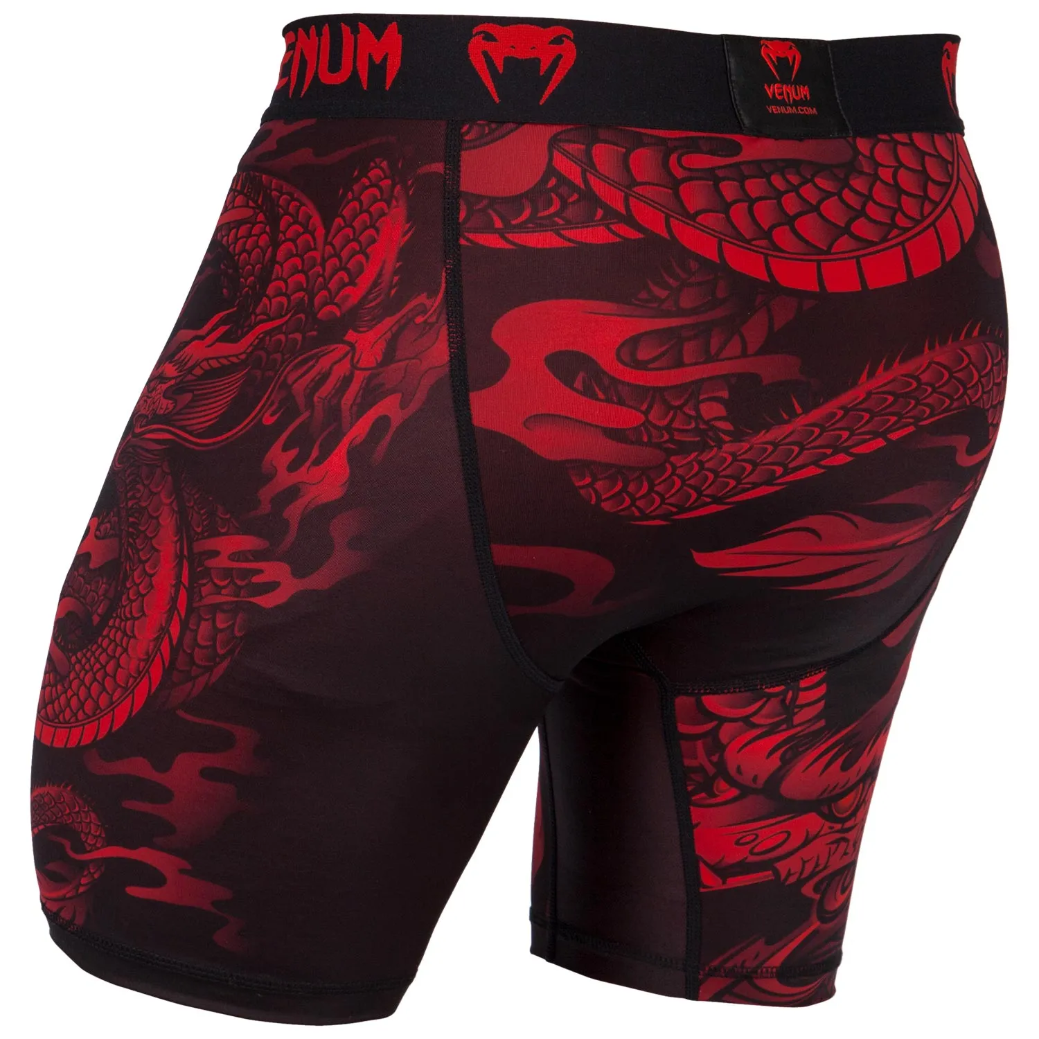 Venum Dragon's Flight Compression Shorts - Zwart/Rood