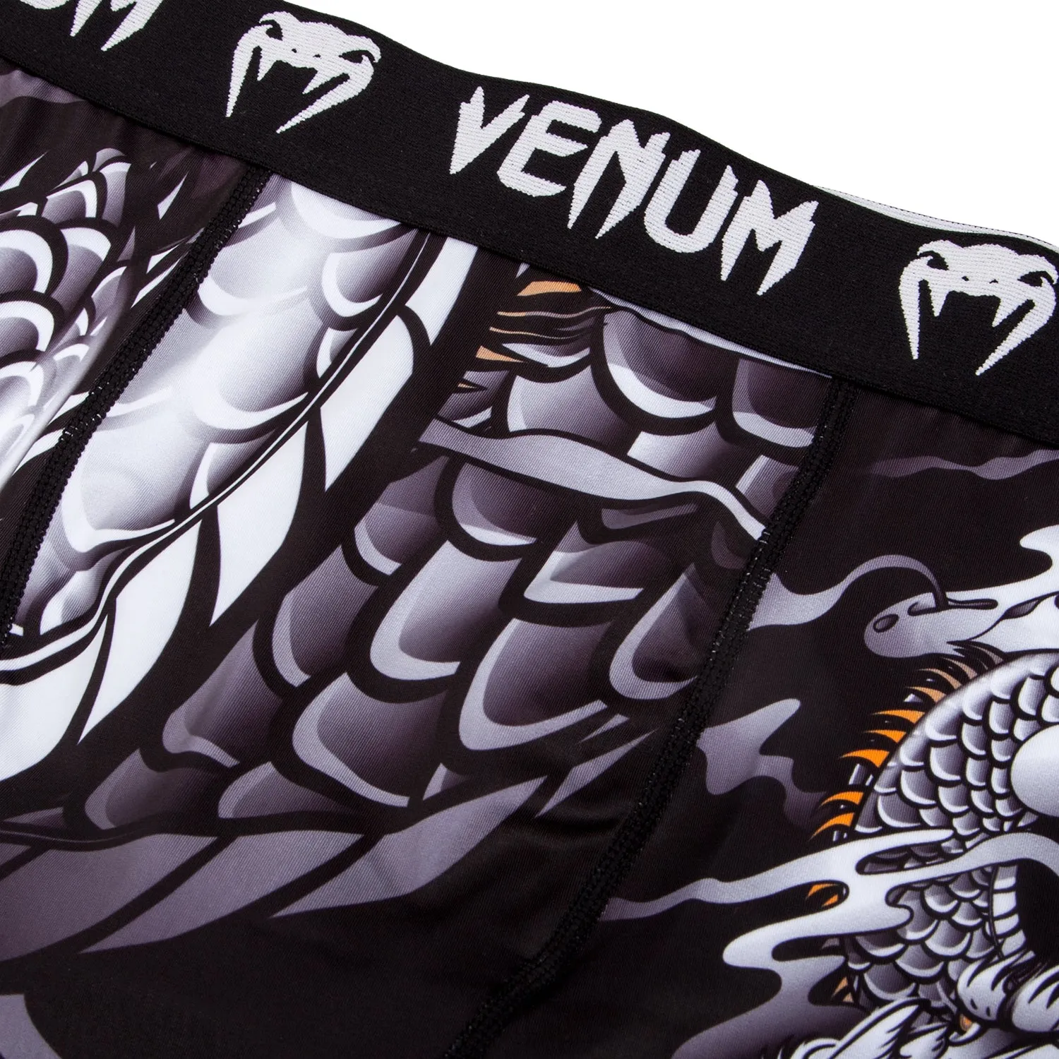 Venum Dragon's Flight Compression Shorts - Zwart/Wit