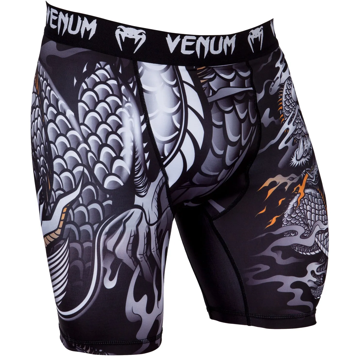 Venum Dragon's Flight Compression Shorts - Zwart/Wit