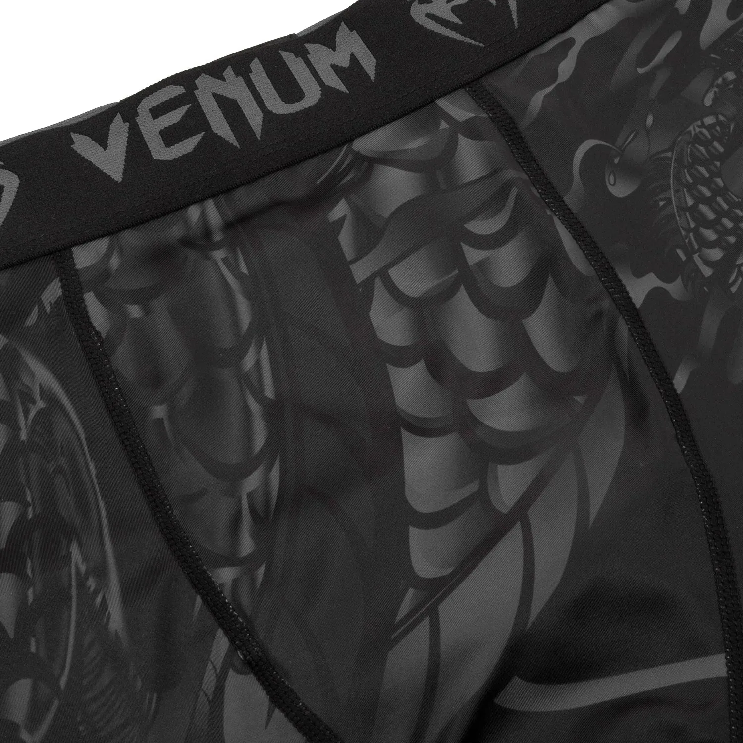 Venum Dragon's Flight Compression Shorts - Zwart/Zwart