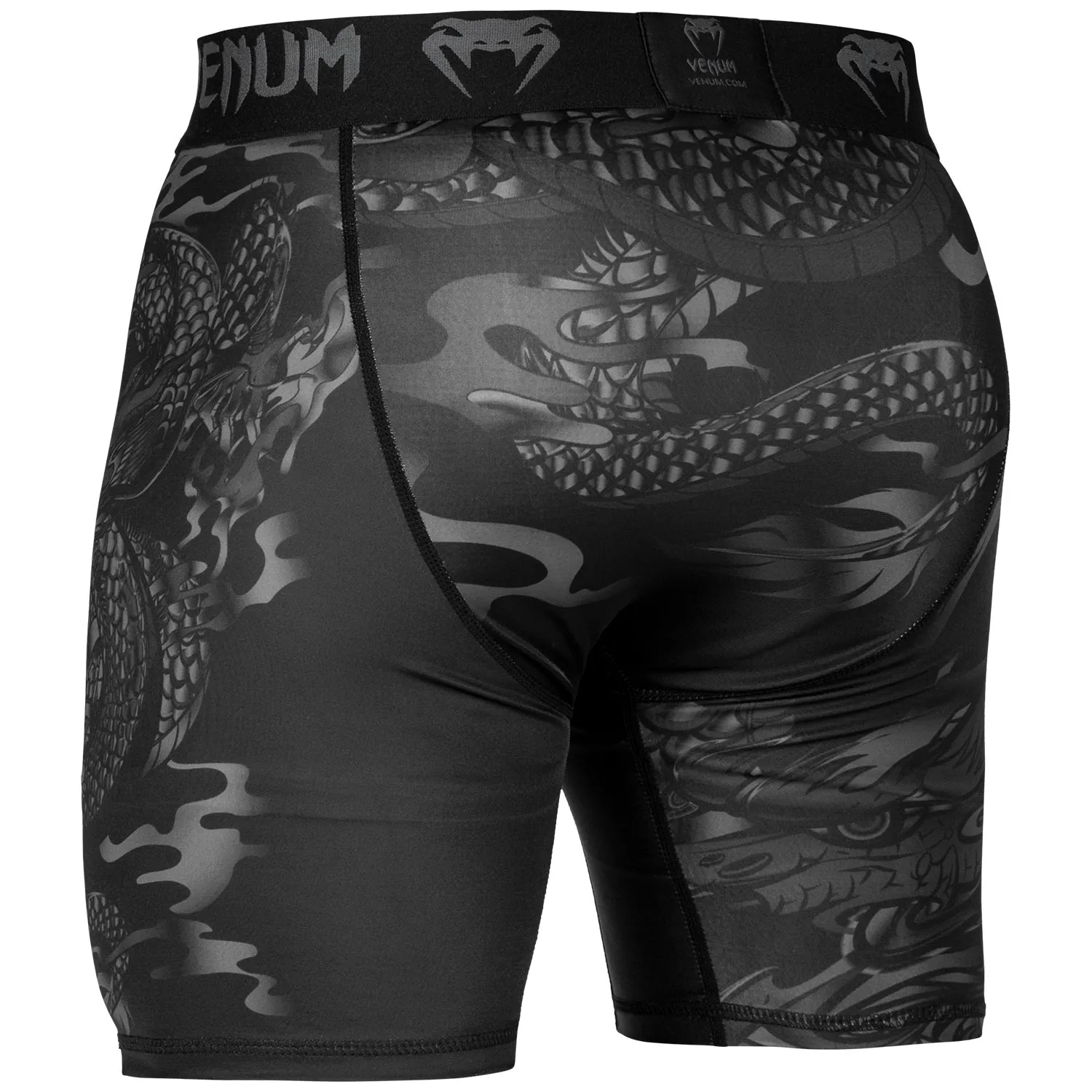 Venum Dragon's Flight Compression Shorts - Zwart/Zwart