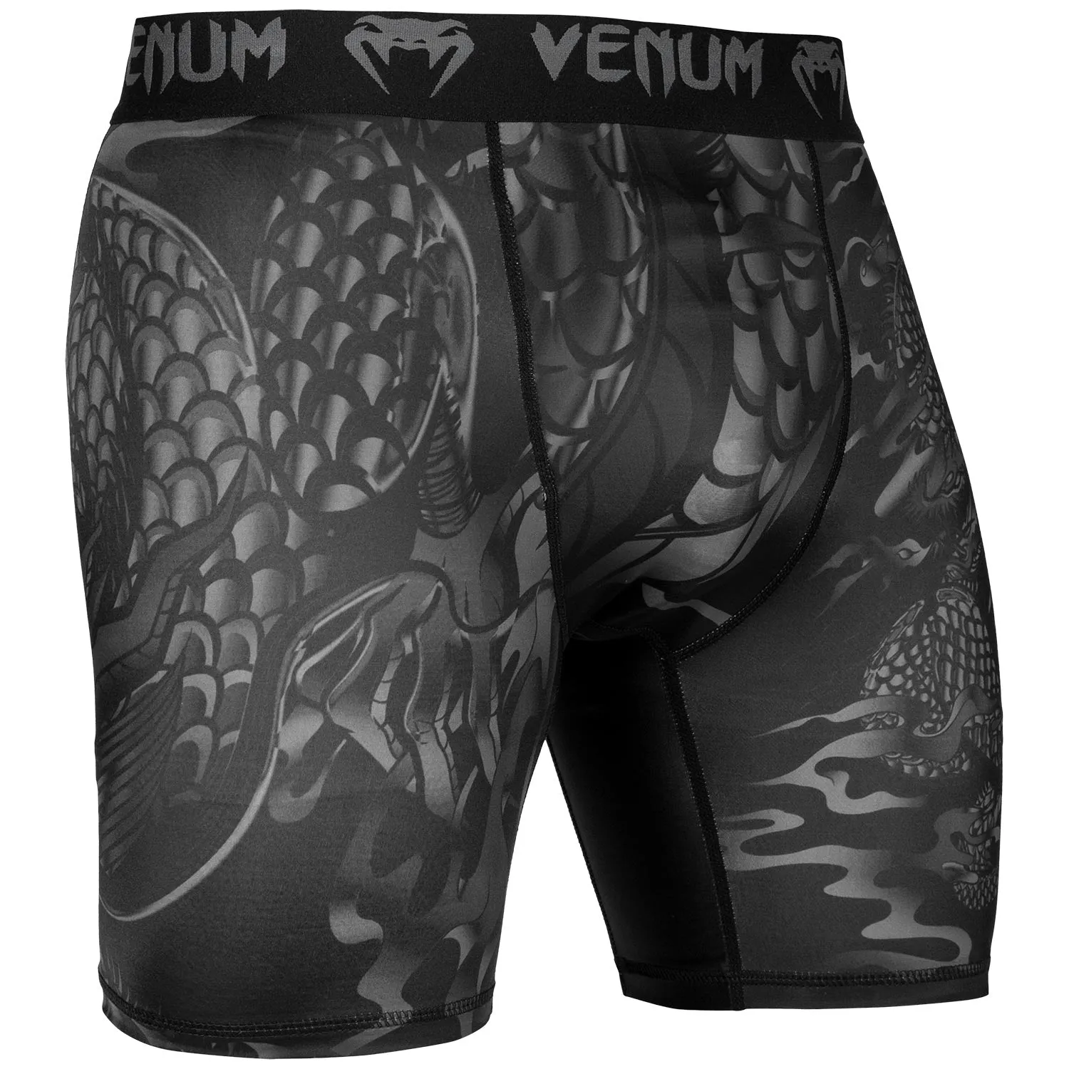Venum Dragon's Flight Compression Shorts - Zwart/Zwart