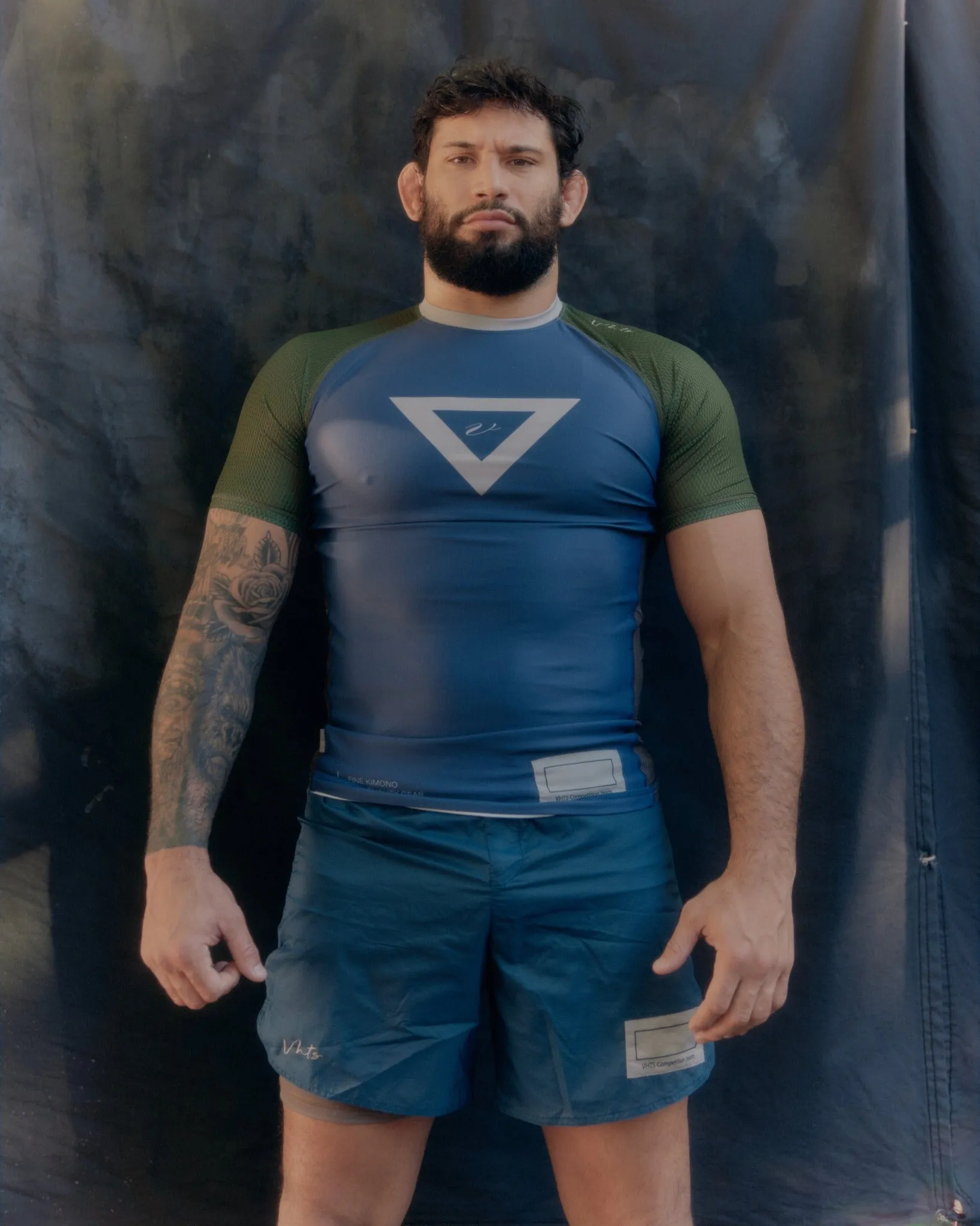 VHTS FW 23 "Translucence" Season 02 Combat shorts Dark Blue "Marin"