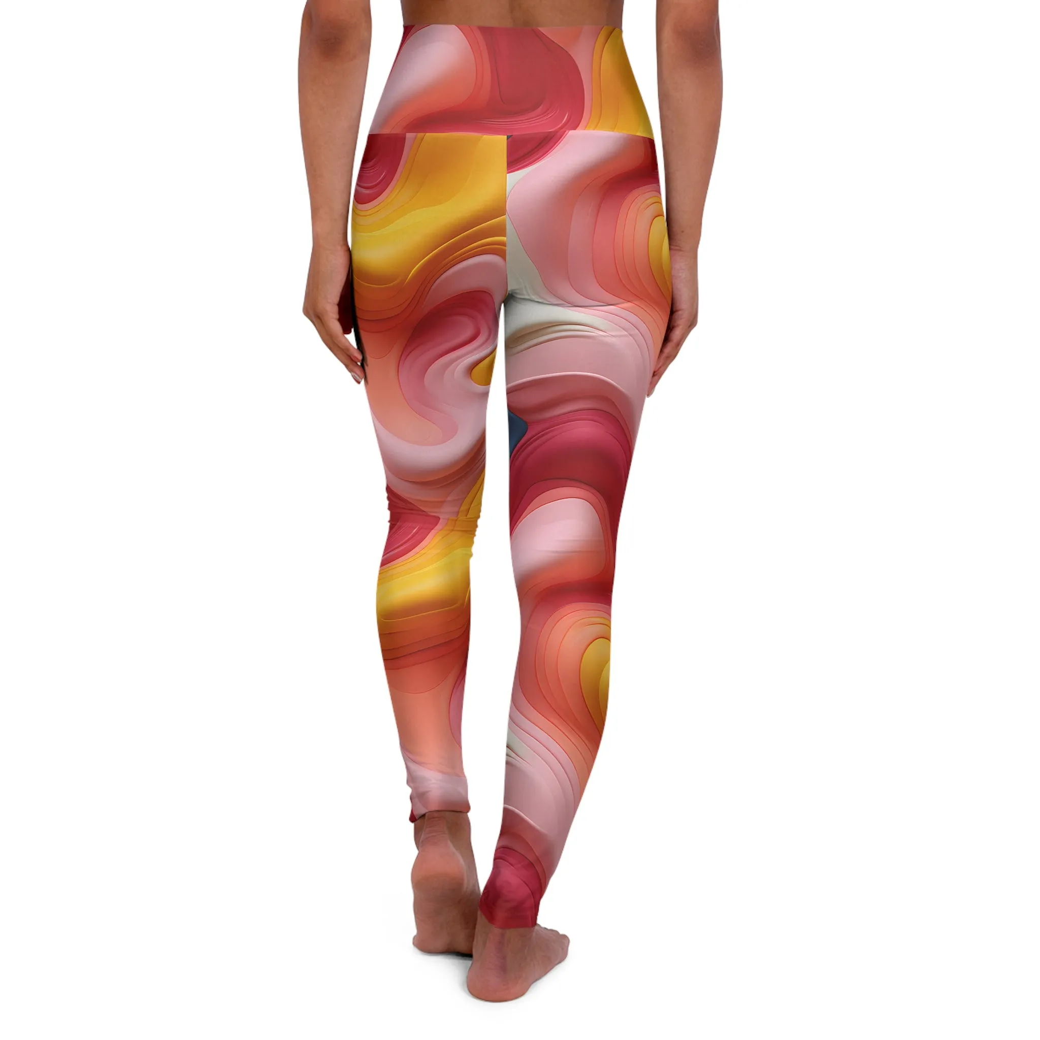 Vibrant High Waisted Yoga Leggings for Active Lifestyle