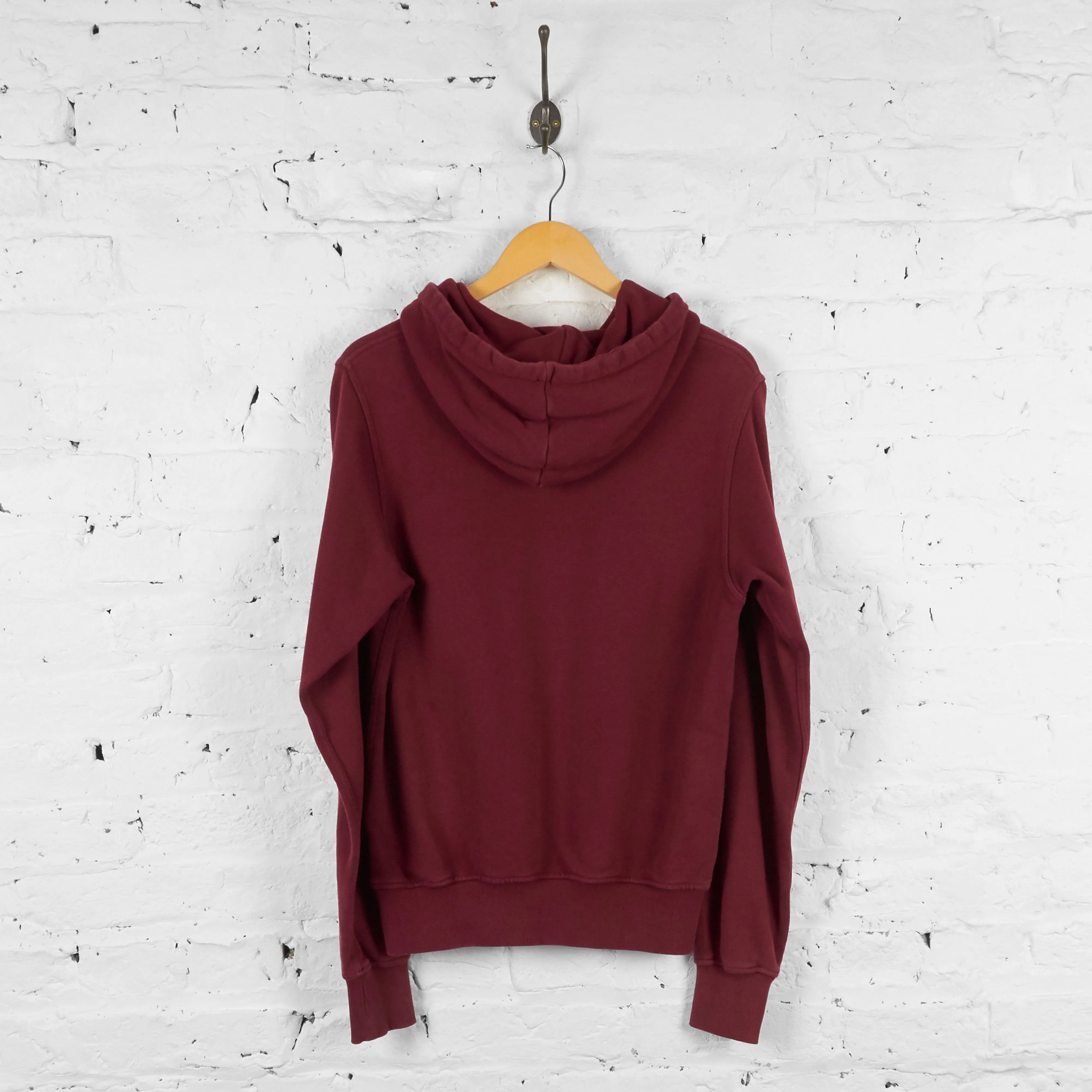 Vintage Champion Hoodie - Burgundy - M