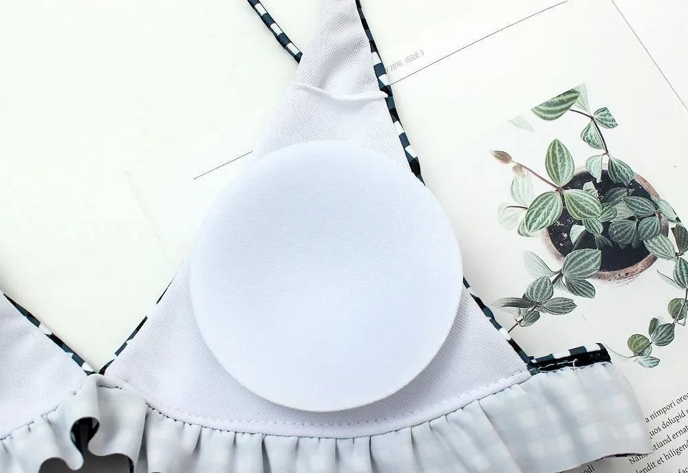 Women Bikini Set Ruffles Padded Swimwear Bikini Hot Sale Swimming Suit