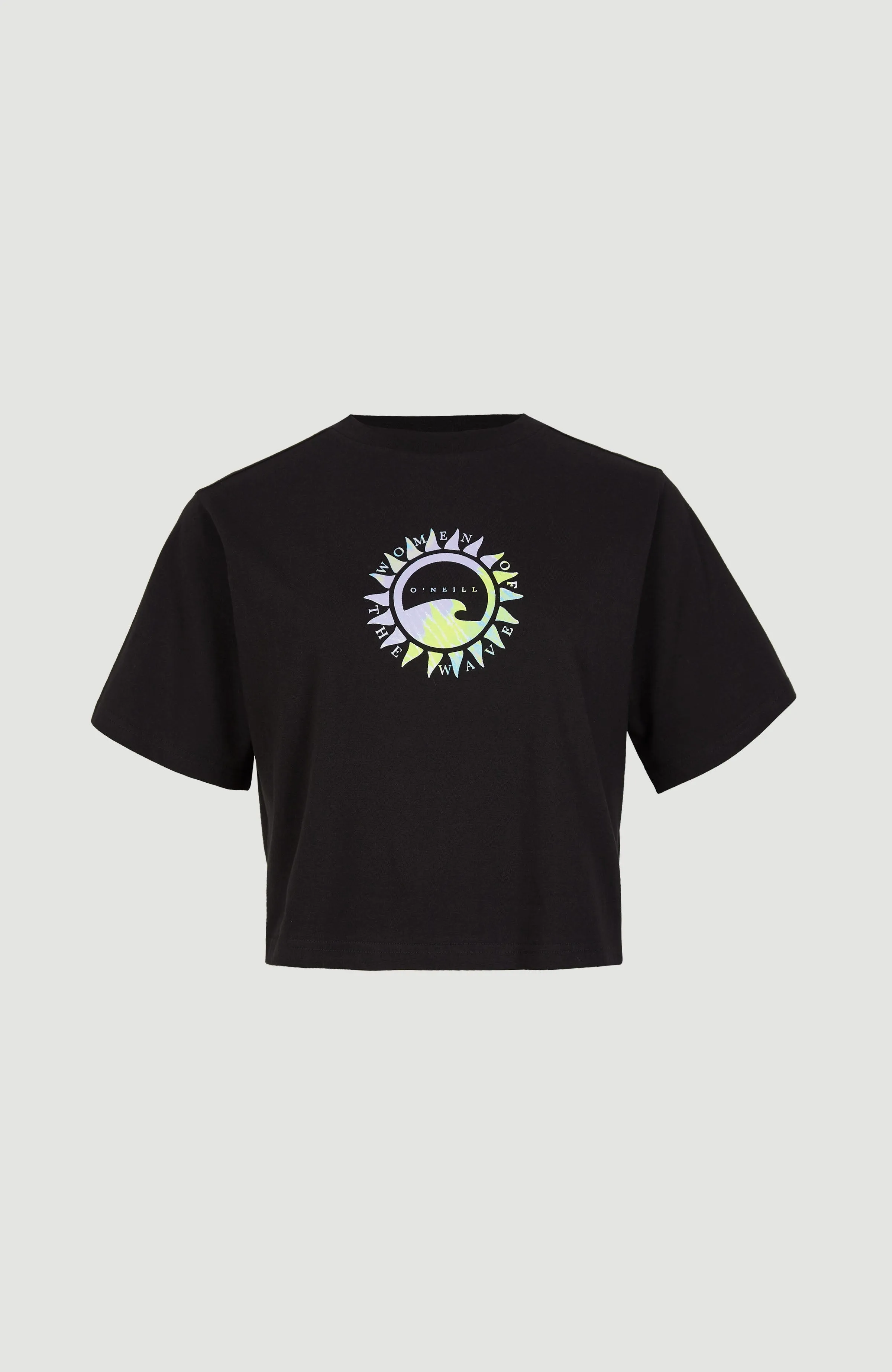 Women Of The Wave Cropped T-Shirt | Black Out