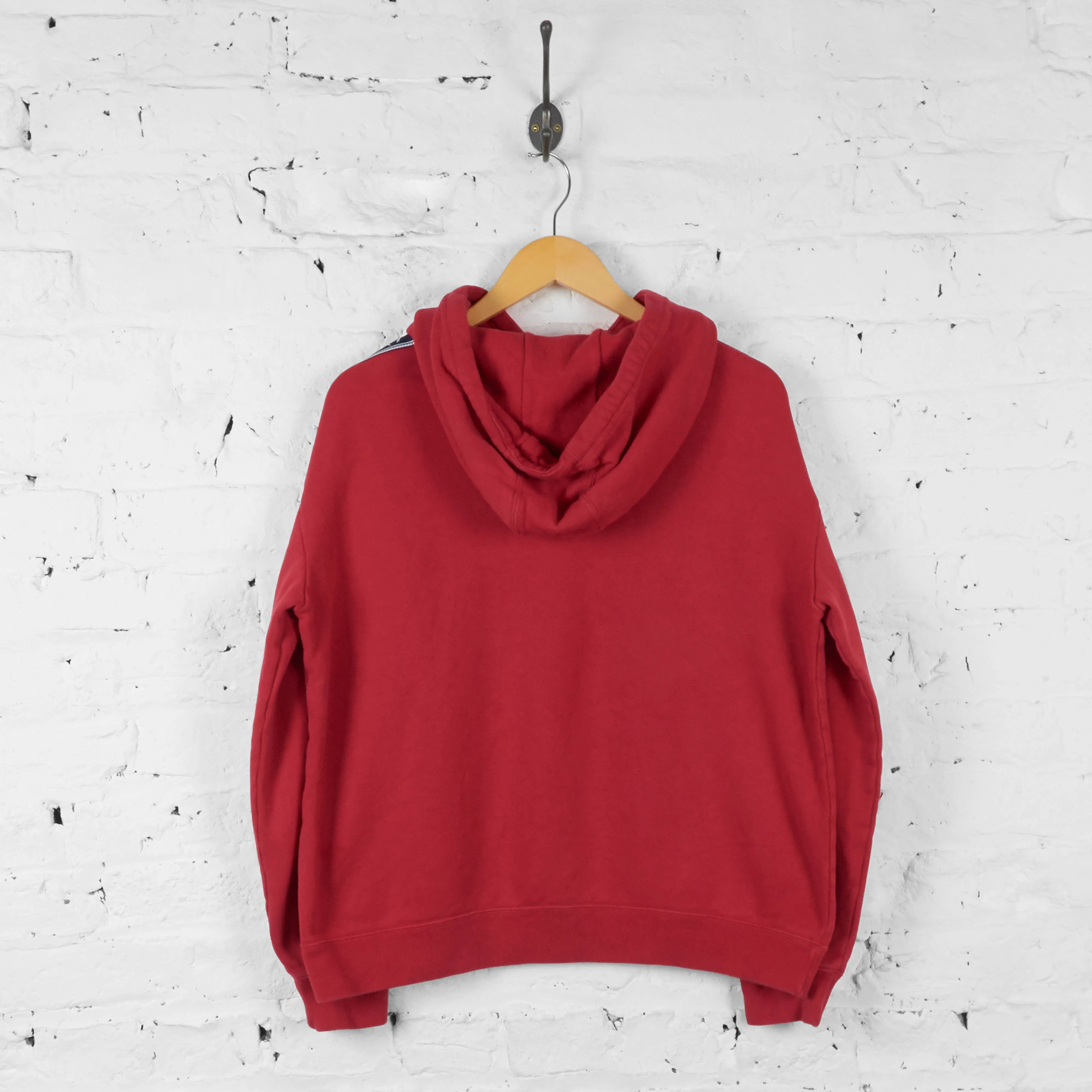Womens Champion Hoodie - Red - Womens L