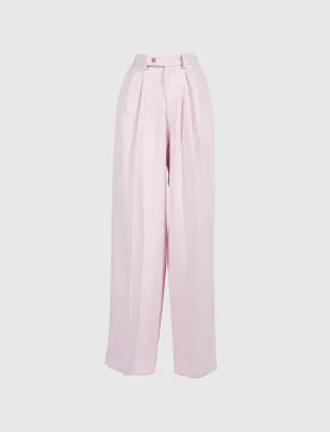 WOMEN'S DOUBLE PLEATED TROUSER