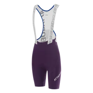 Womens Race Bib Short Purple (short)
