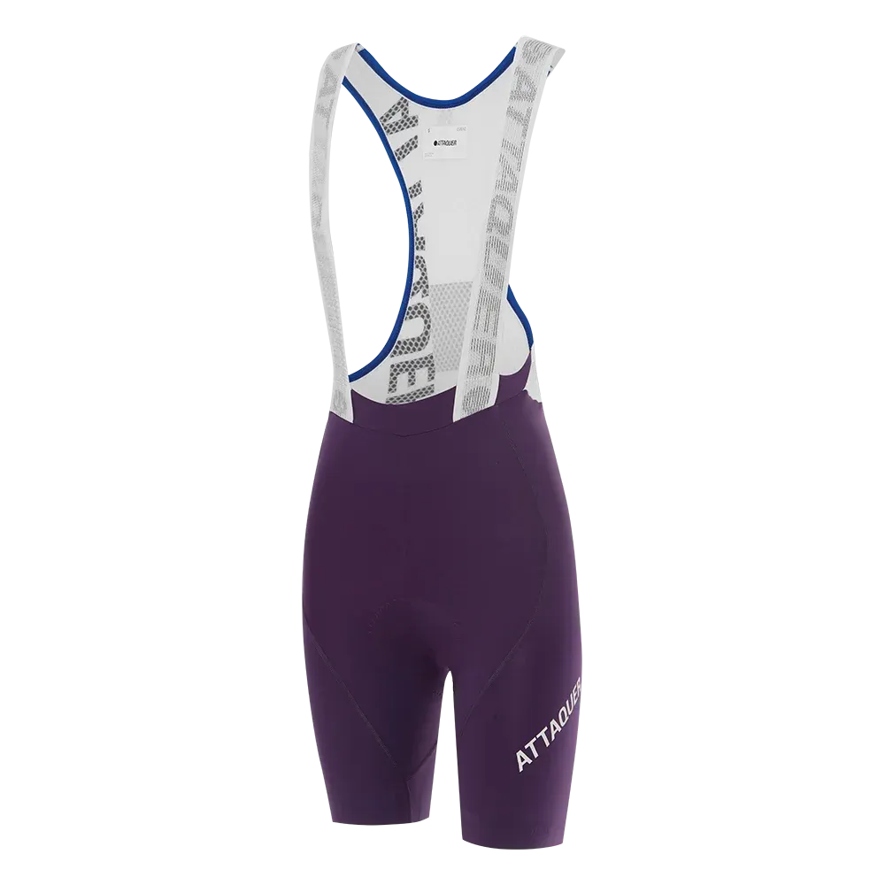 Womens Race Bib Short Purple (short)