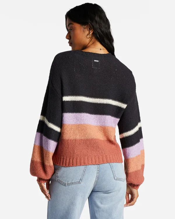 Women's Seeing Double Crop Crewneck Sweater