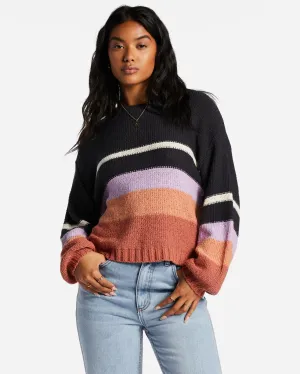 Women's Seeing Double Crop Crewneck Sweater