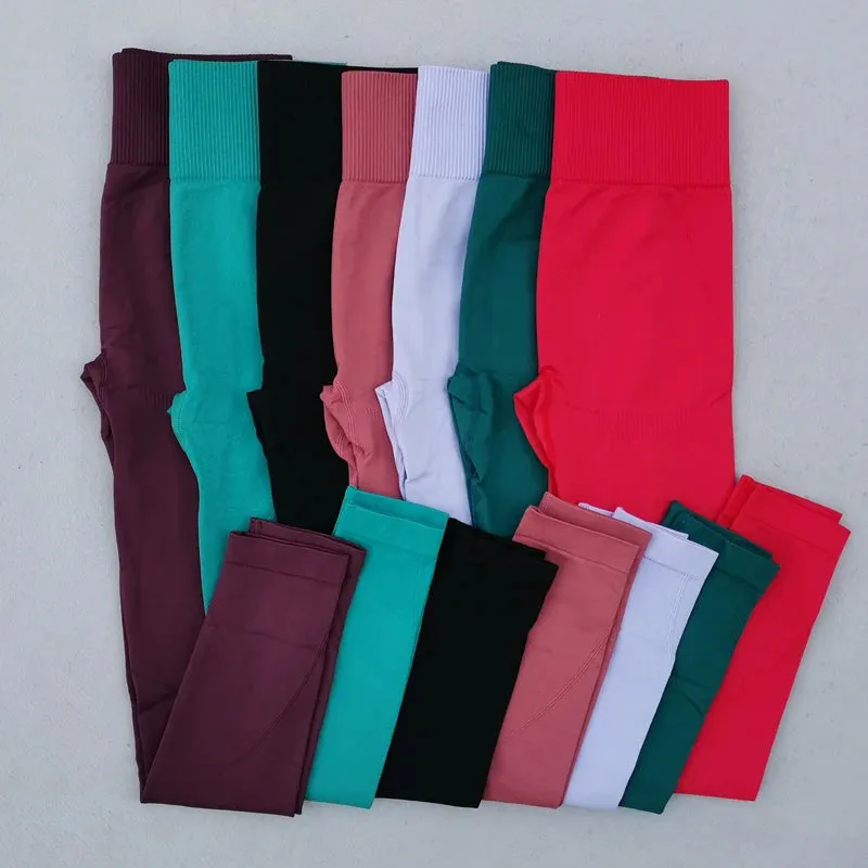 Women's Yoga Outfits 2-Piece Set - Workout Tracksuits