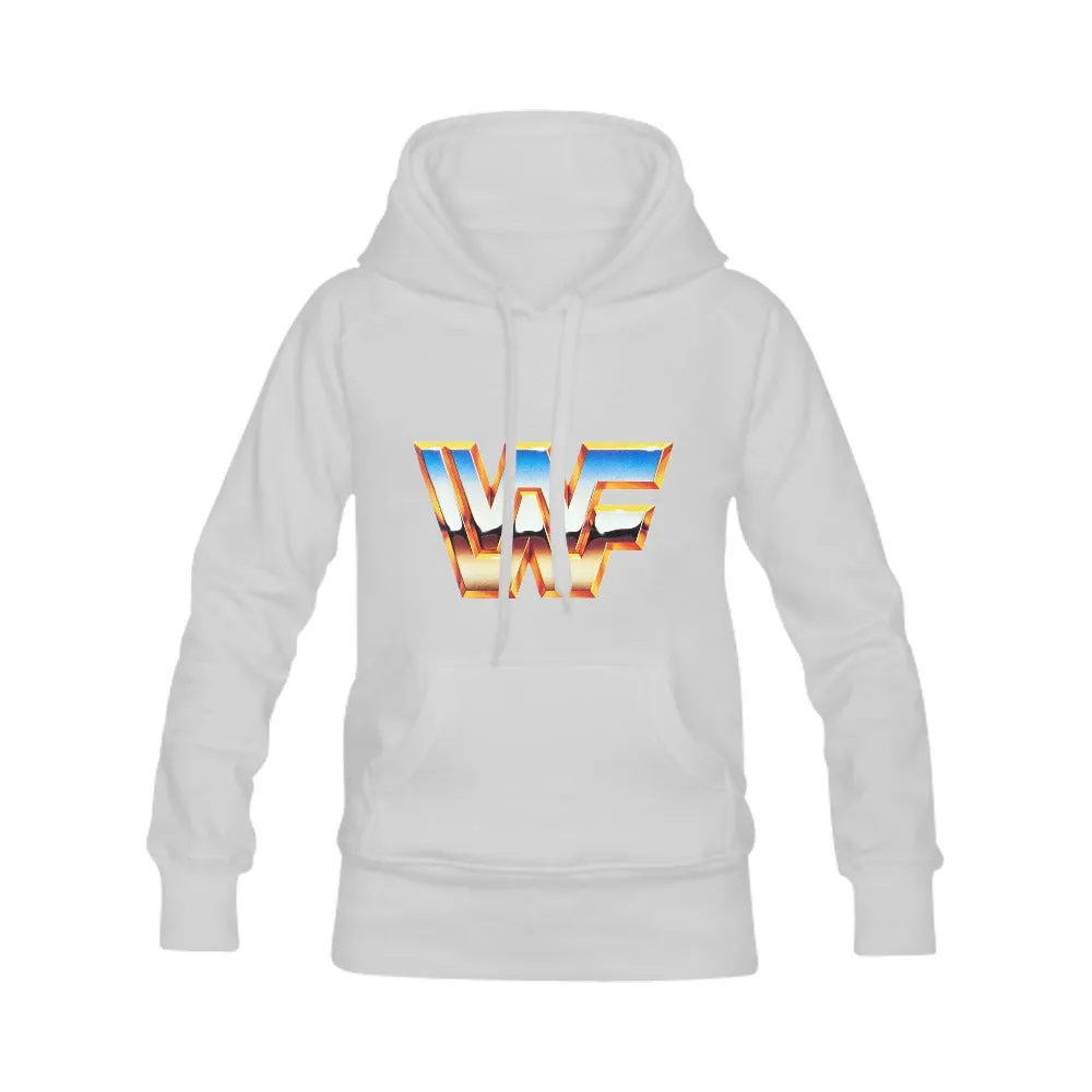 WWF World Wrestling Federation Logo Women's Classic Hoodies Multi-color