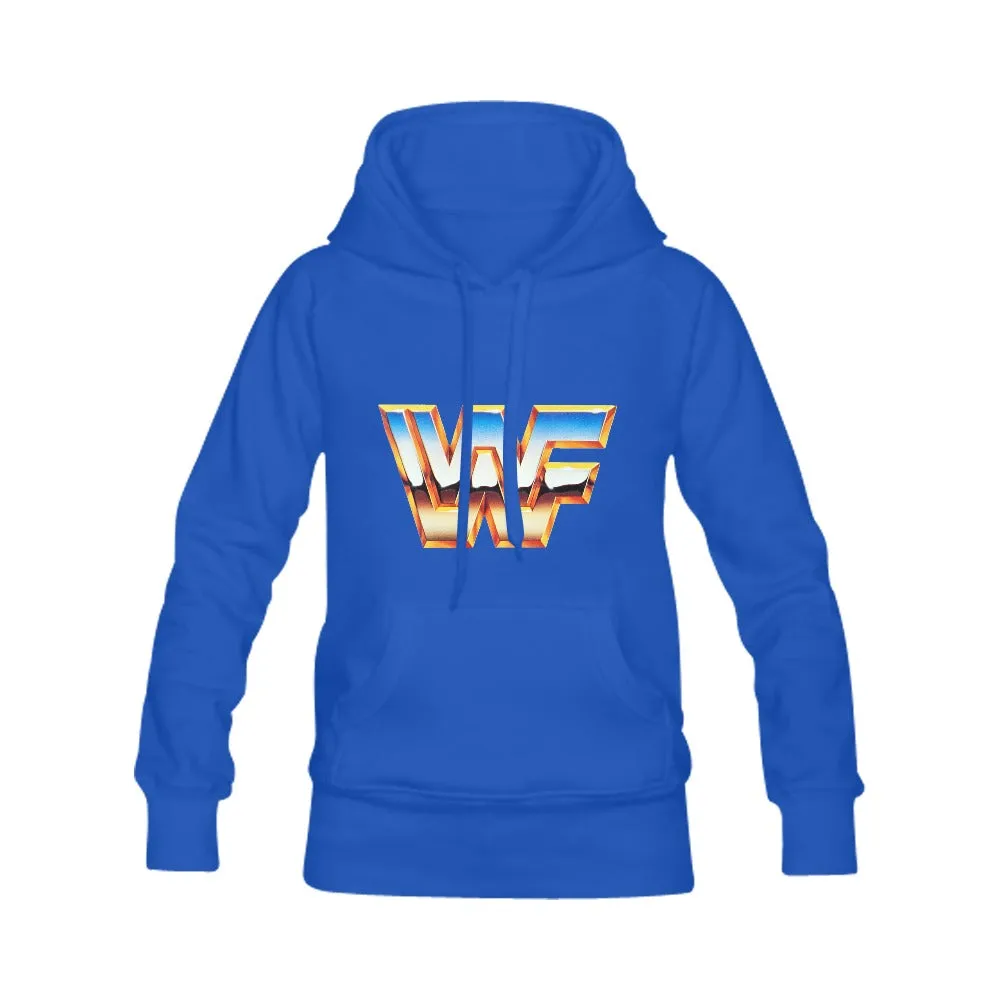 WWF World Wrestling Federation Logo Women's Classic Hoodies Multi-color