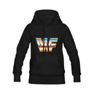 WWF World Wrestling Federation Logo Women's Classic Hoodies Multi-color