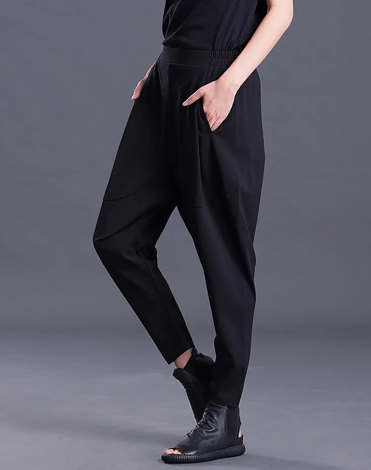 Xinni Black Pleat Pants